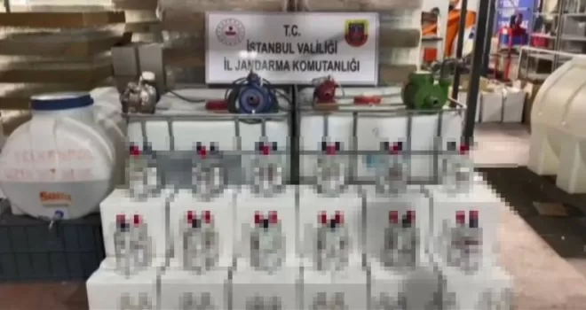 Jandarma’dan sahte alkol operasyonu: 4 gözaltı
