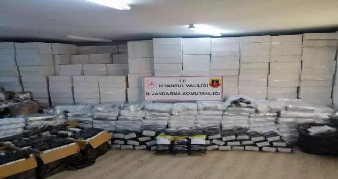 Jandarmadan kaçak sigara operasyonu: 2 gözaltı
