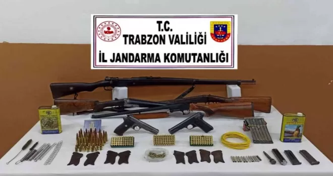 Jandarmadan kaçak silah operasyonu