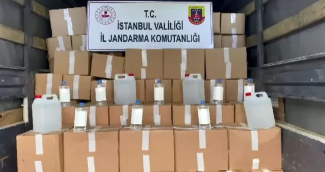 Jandarmadan sahte alkol operasyonu
