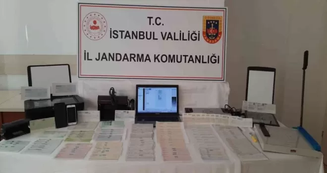 Jandarmadan "sahte çek" mafyasına operasyon
