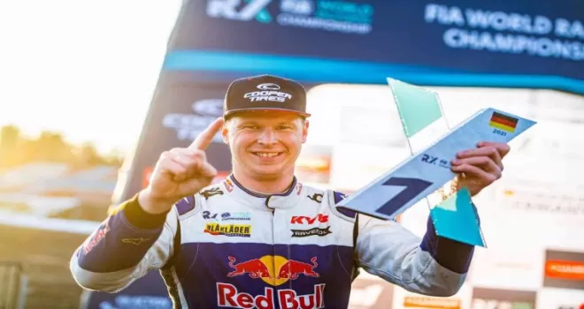 Johan Kristoffersson Dünya Rallikros Şampiyonu oldu
