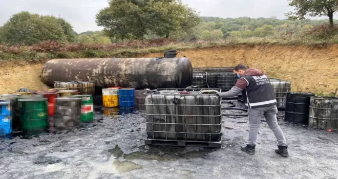 Kaçak akaryakıt operasyonu: 108 bin litre karışımlı akaryakıt ele geçirildi
