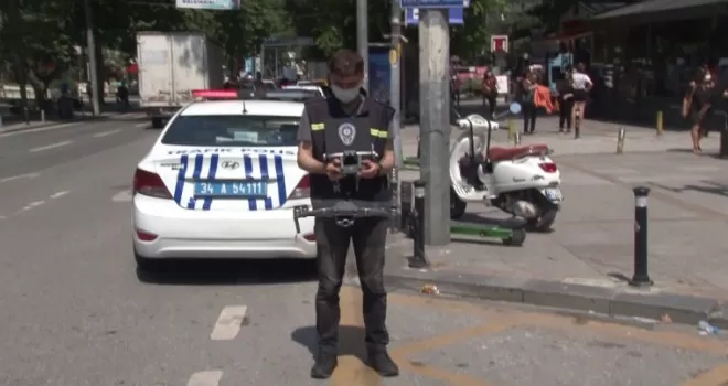 Kadıköy’de drone destekli trafik denetimi gerçekleştirildi

