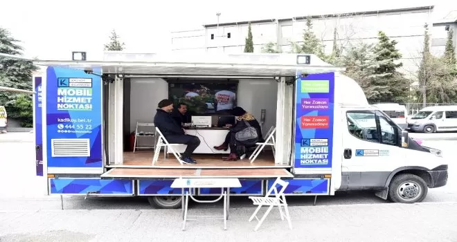 Kadıköy’de koronaya karşı mobil belediyecilik
