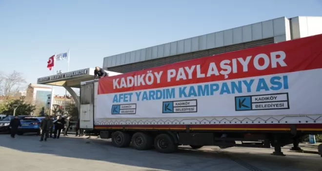 Kadıköy’den afet yardım kampanyası
