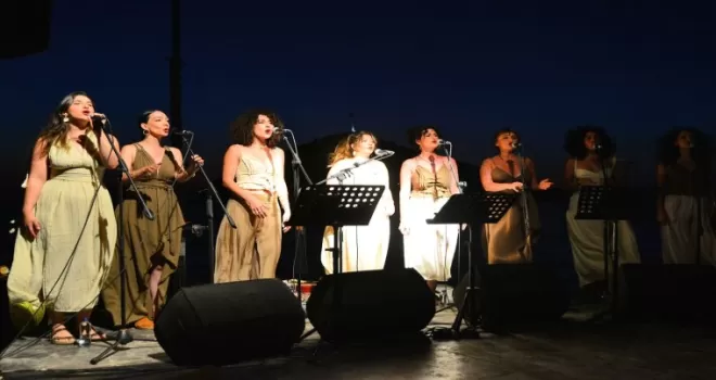 Kadın müzisyenler Bodrum’u coşturdu