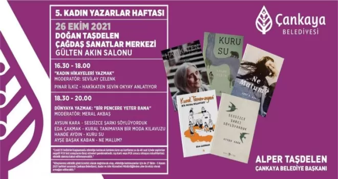 Kadın yazarlar 5’inci kez ‘Mor Bayraklı’ Çankaya’da buluşuyor
