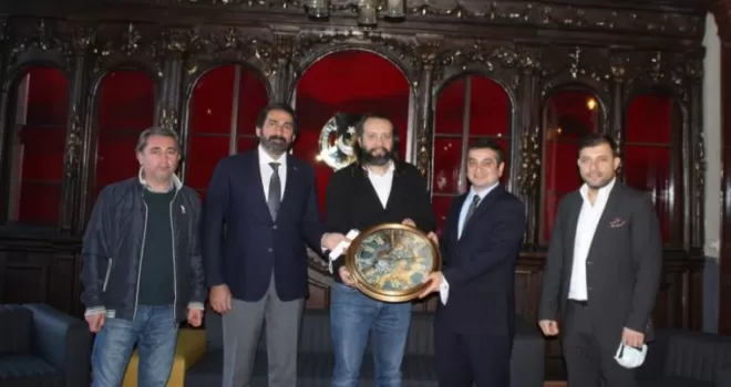 Kafkas ve Eren'den Gazeteciler Cemiyetine ziyaret