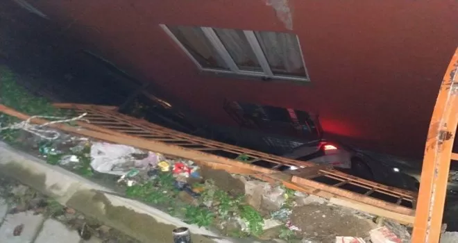 Kağıthane’de akıl almaz kaza
