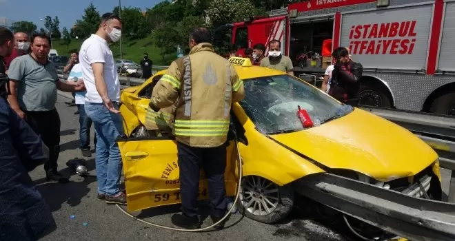 Kağıthane’de zincirleme kaza
