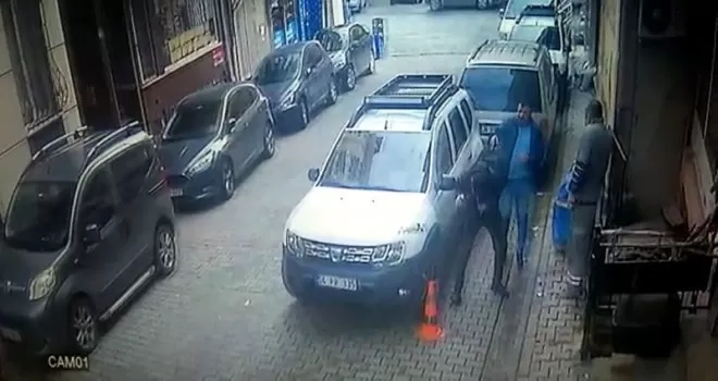Kağıthane’deki dehşet anları kamerada
