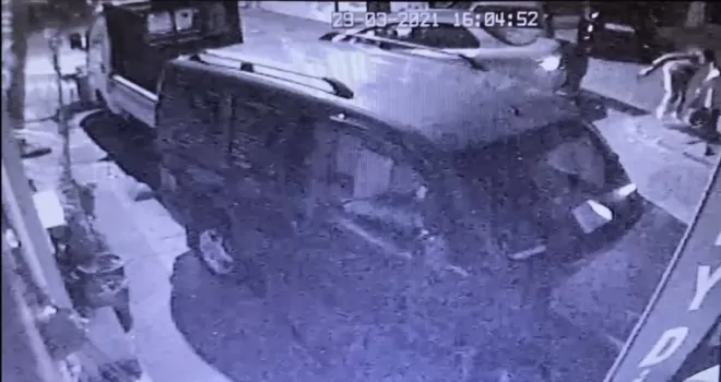 Kağıthane’deki pompalı dehşet kamerada
