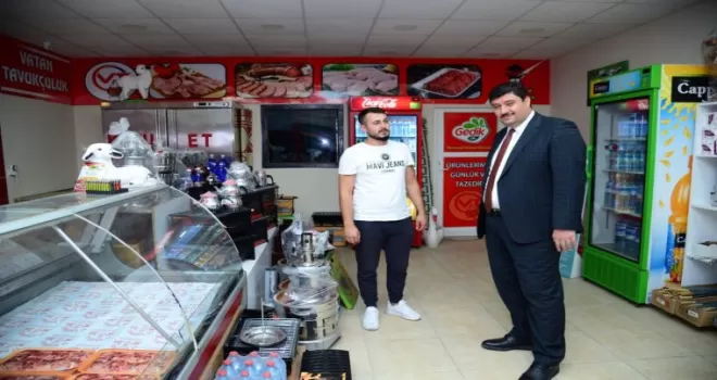 Kahramankazan Belediye Başkanı Oğuz, esnaf ziyaretlerini sürdürüyor
