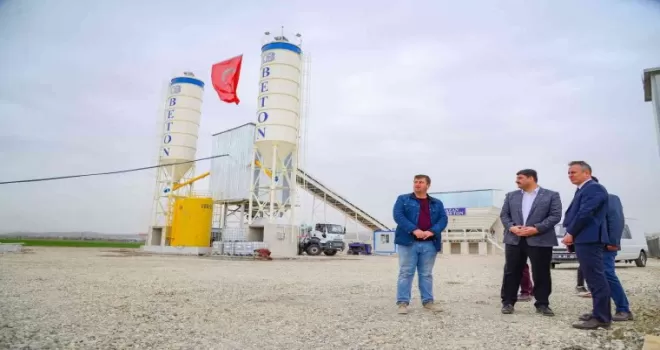 Kahramankazan Belediyesi kendi betonunu üretmeye başladı
