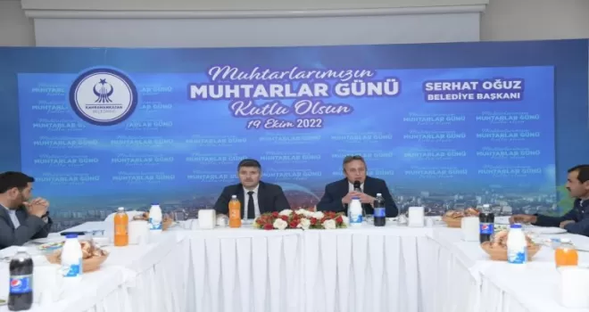 Kahramankazan’da muhtarlar onuruna yemek
