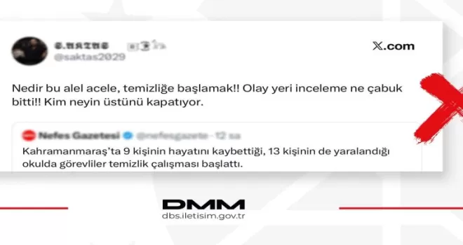 Kahramanmaraş’ta ’deliller karartıldı’ iddialarına yalanlama