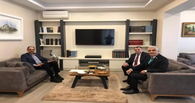 Kalın, DATÜB heyetini kabul etti
