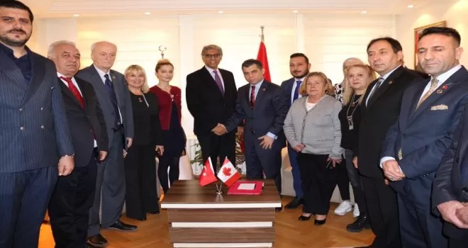 Kanada Büyükelçisi’nden SANKON’a ziyaret
