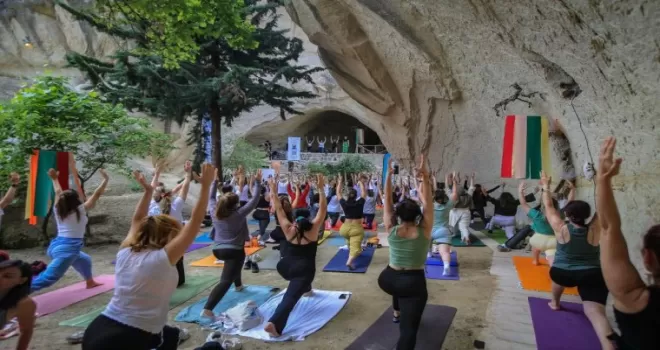Kapadokya’nın ilk Yoga Festivali’ne büyük ilgi