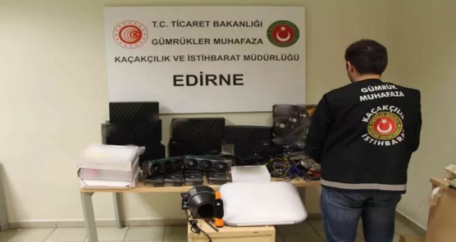 Kapıkule Gümrük Kapısı’nda 23 milyon TL değerinde kaçak eşya ele geçirildi
