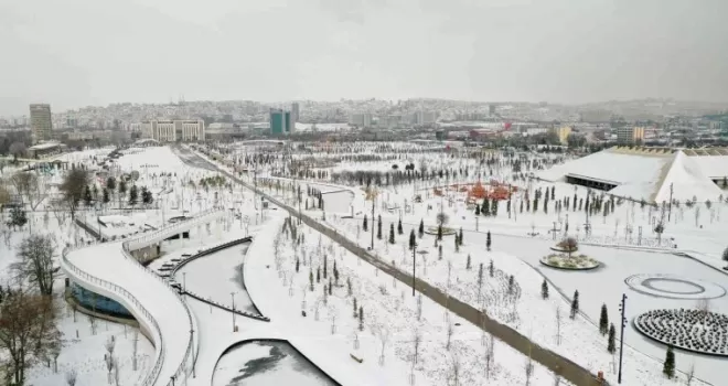 Kar Altındağ’a çok yakıştı

