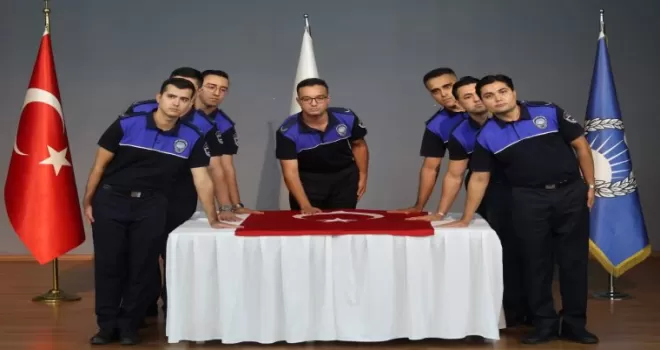 Karabağlar Zabıtası’nda aday memurlar yemin etti