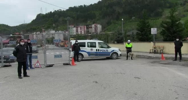 Karantina altındaki Artvin’in Borçka ilçesinde sessizlik hakim
