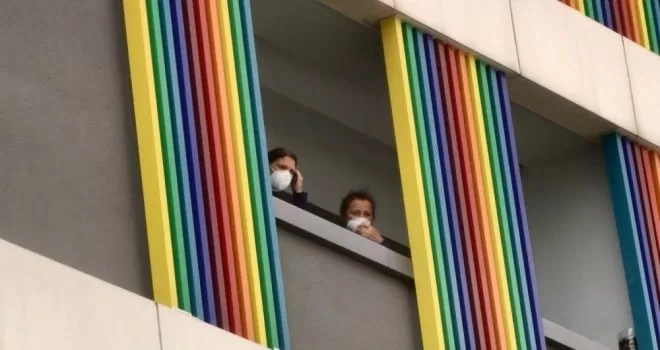 Karantina yurdunda duygu dolu anlar
