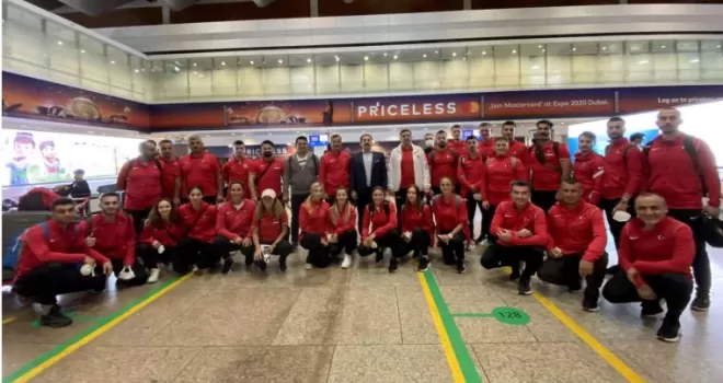 Karate Milli Takımı, Dubai’ye ulaştı
