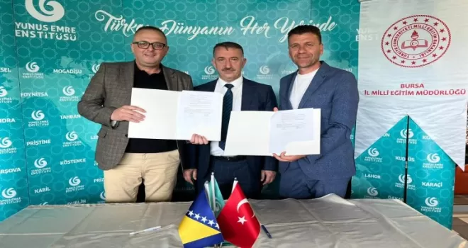 Kardeş okul bağları Bursa’dan Bosna Hersek’e uzandı