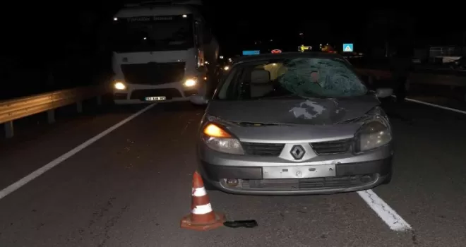 Karşıdan karşıya geçmek isterken canından oldu
