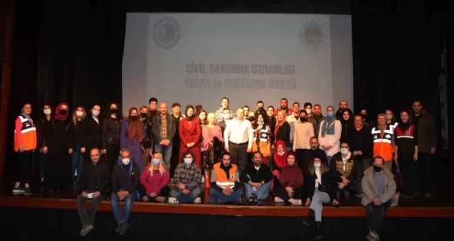 Kartal Belediyesi Afet Gönüllüleri eğitimleri sona erdi
