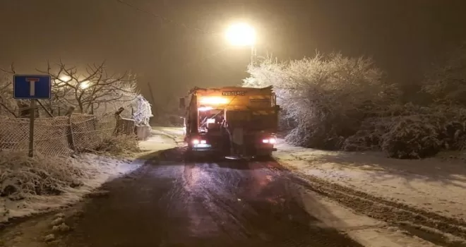 Kartal Belediyesi kar mesaisine başladı
