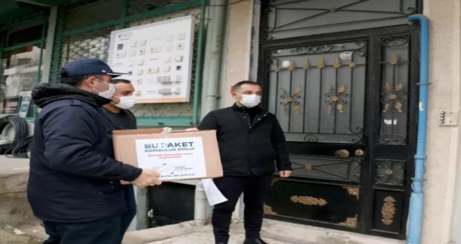 Kartal Belediyesi’nden kahvehane esnafına erzak desteği
