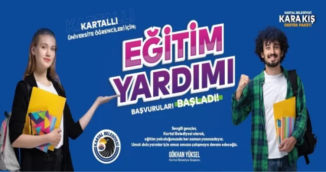Kartal Belediyesi’nden üniversite öğrencilerine eğitim desteği

