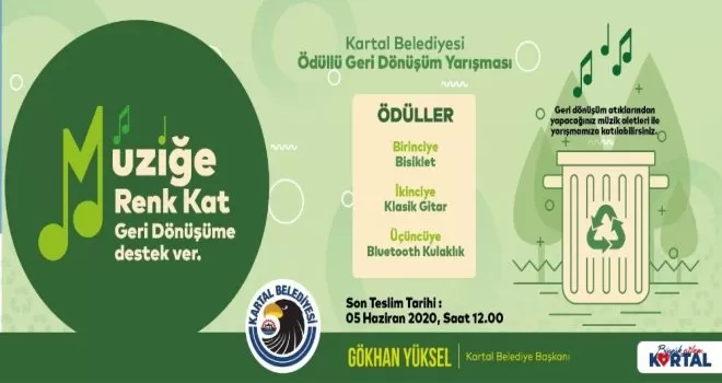 Kartal Belediyesi, Ödüllü Geri Dönüşüm Yarışması ile doğaya “ses” veriyor
