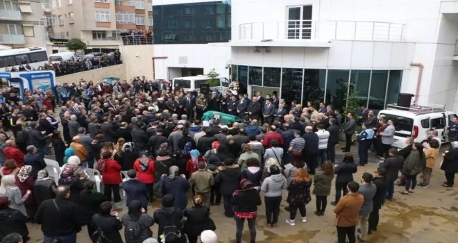 Kartal Belediyesi personeli son yolculuğuna uğurlandı
