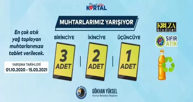 Kartal’da muhtarlar temiz bir çevre için yarışıyor
