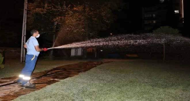 Kartal’ın parklarında çalışmalar 7/24 devam ediyor
