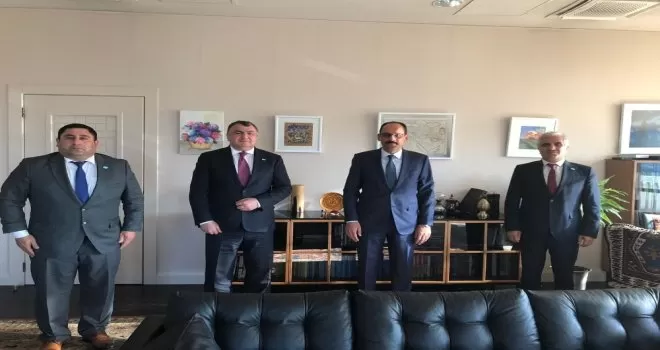 Kassanov’dan İbrahim Kalın’a ziyaret
