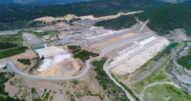 Kastamonu Araç Barajı’nda çalışmalar aralıksız devam ediyor
