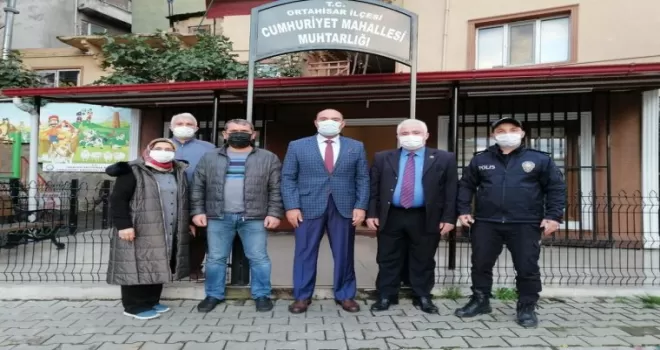 Kaymakam Demirkale'den mahalle ziyareti