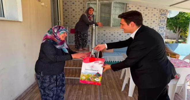 Kaymakam Güzel’den İbriktepe’de şehit aileleri ve gazilere ziyaret