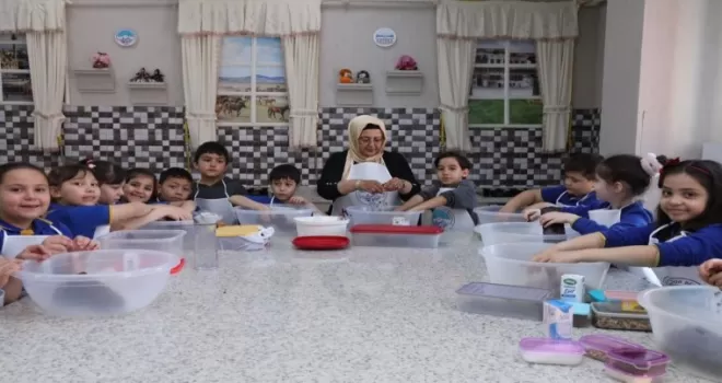 KAYMEK’ten minik şeflere ’tatlı’ atölye