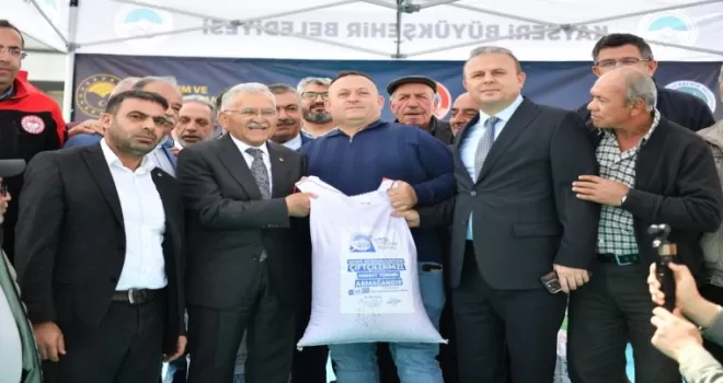 Kayseri Büyükşehir’den çiftçiye dev destek
