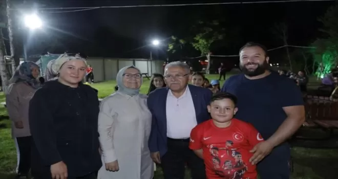Kayseri Büyükşehir’in Aile Doğa Kampları’na yoğun ilgi
