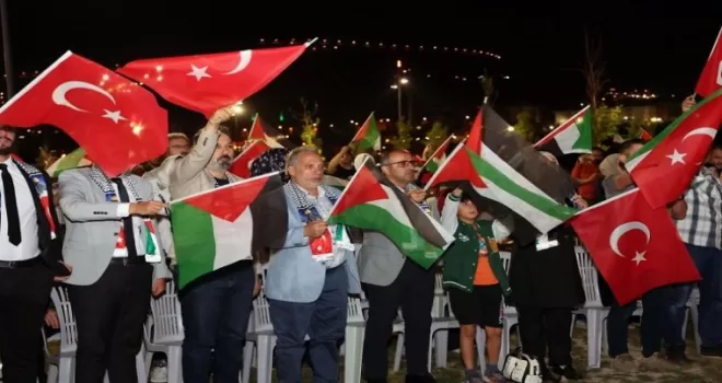 Kayseri’de vicdanlar Gazze için buluştu