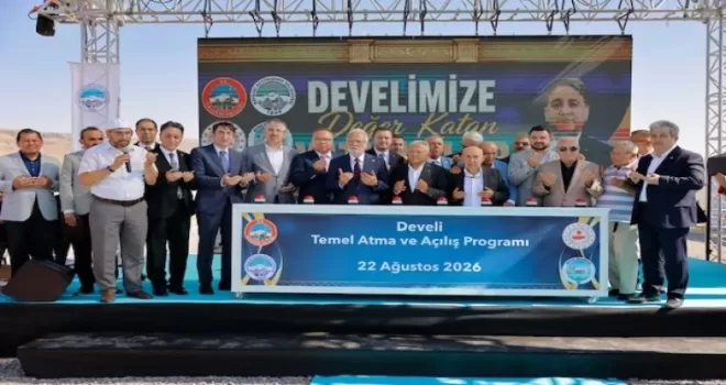 Kayseri Develi’de yeni eserlerin temeli atıldı