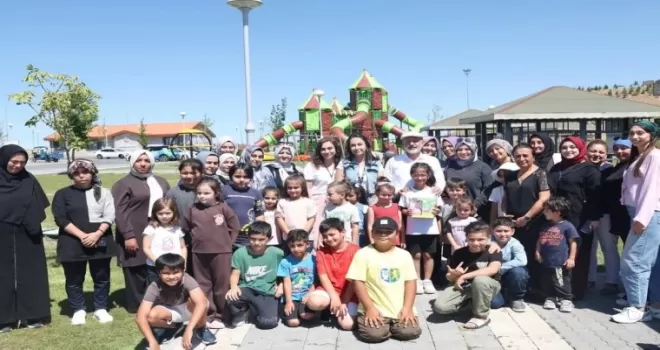 Kayseri Kocasinan’da Erkiler Millet Bahçesi’ne Yeni Kafesinan dokunuşu